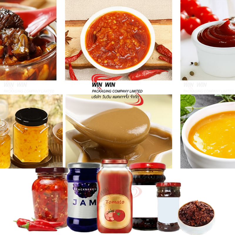 เครื่องบรรจุกึ่งอัตโนมัติพร้อมใบกวน